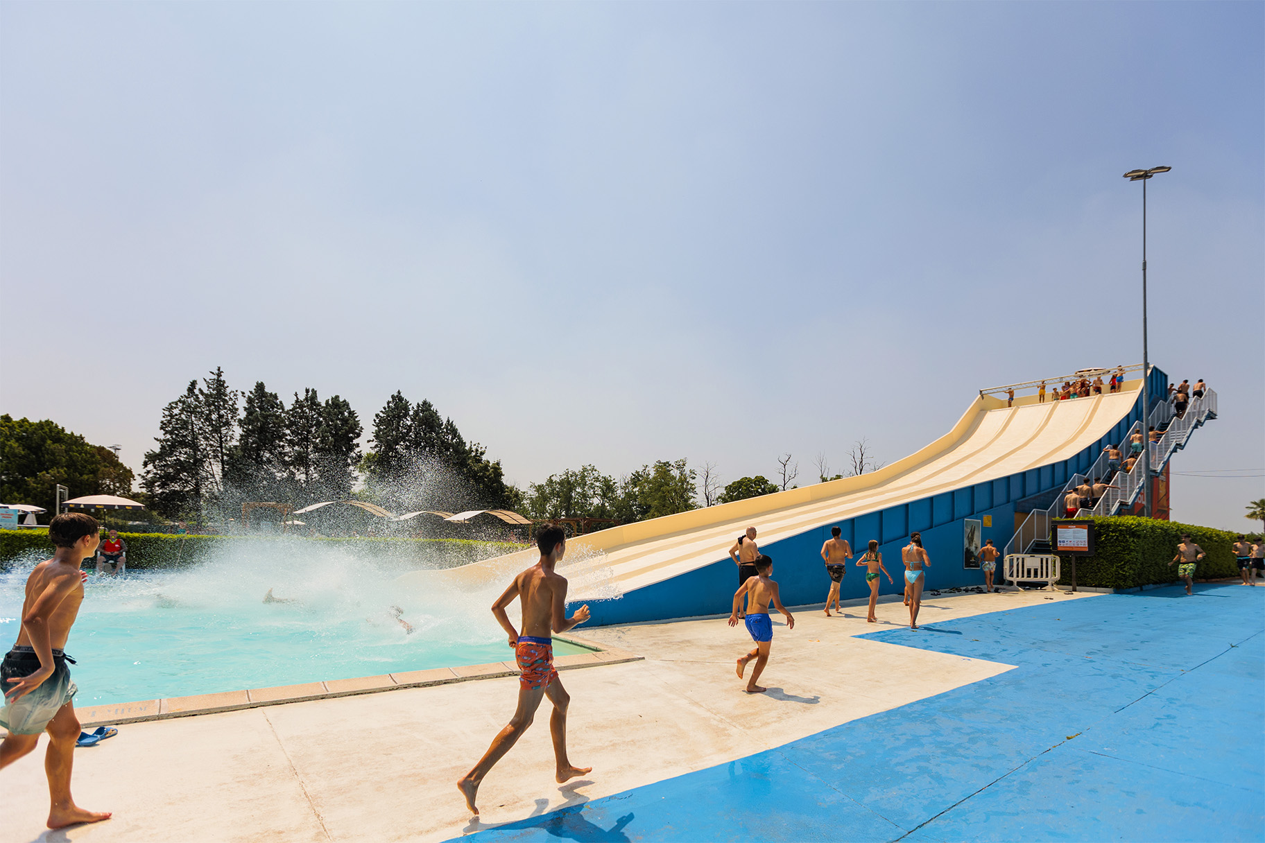 Scivolo Foam Acquatica Park Milano - quattro piste a corpo libero