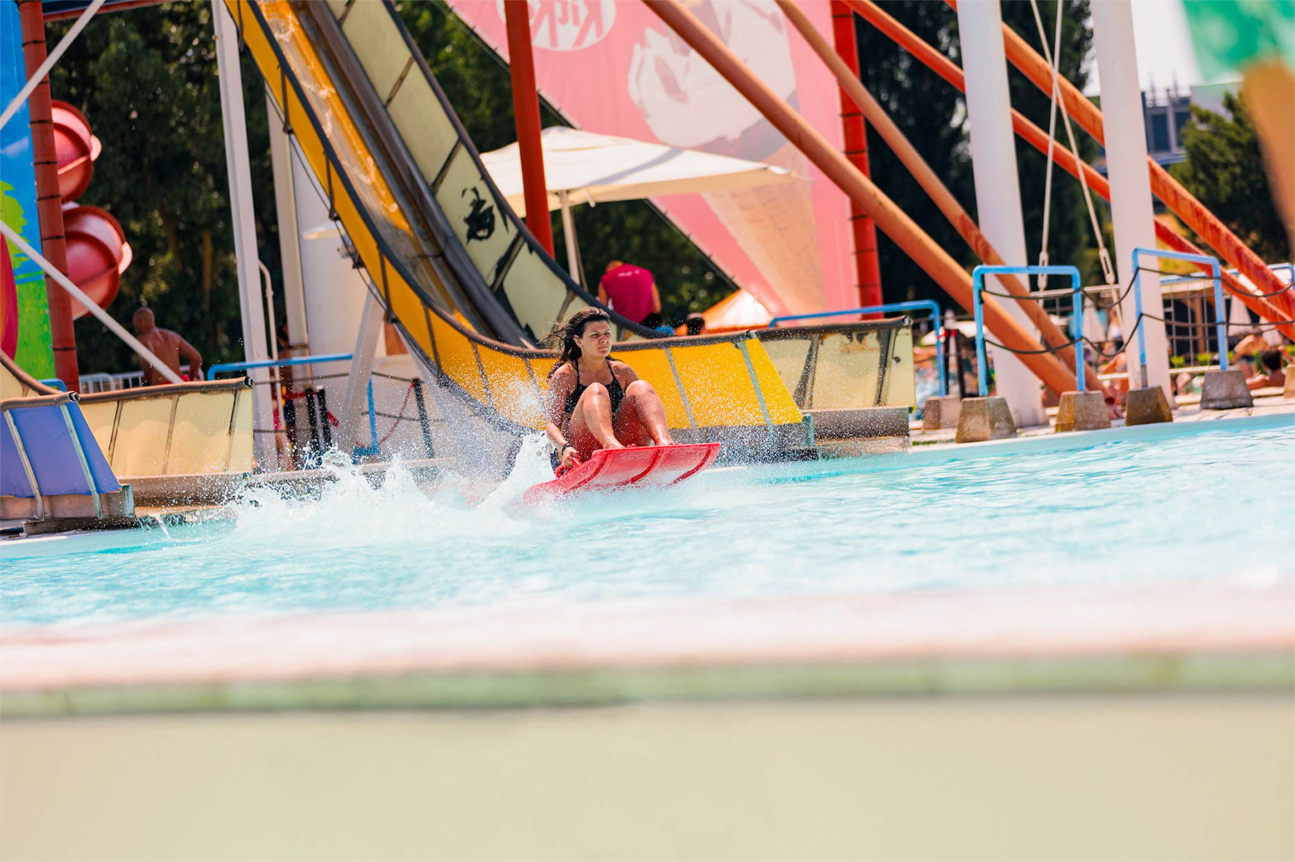 Shuttle Acquatica Park Milano - piste gara cronometro 10 metri